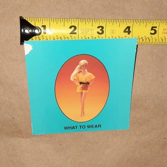 Vintage Barbie Card 1989 Barbie Just Us Girls Game Replacement Piece - Picture 6 of 7